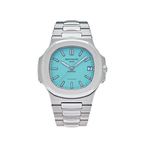 patek philippe nautilus tiffany blue|patek philippe nautilus blue dial.